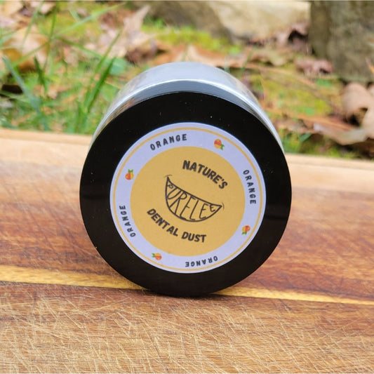 Sweet Orange Tooth Powder: Natural Herbal Toothpaste Alternative, Rebuild Enamel, Kids Natural Toothpaste Alternative