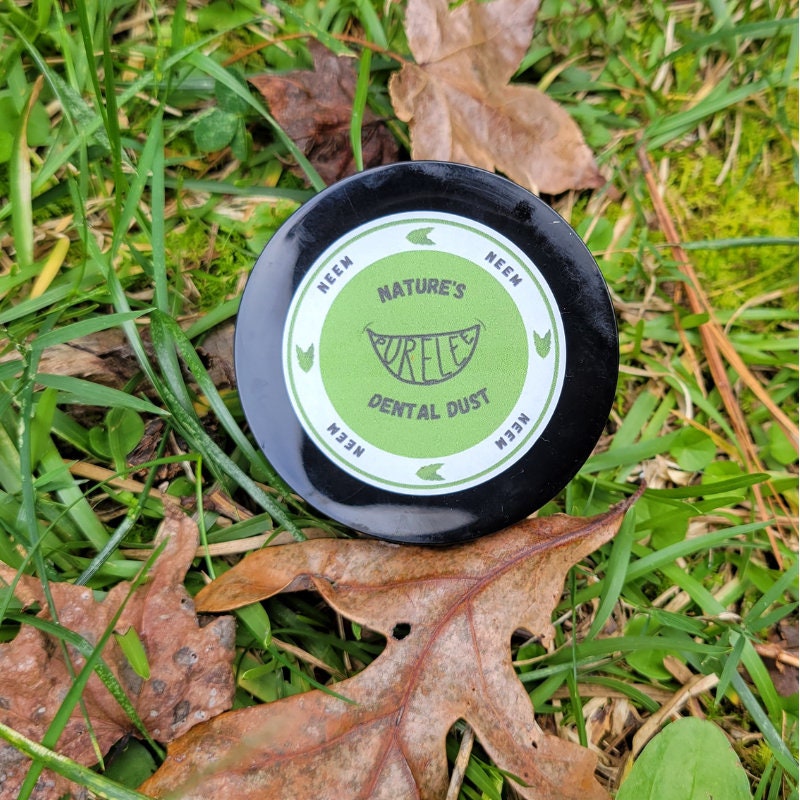 Peppermint & Neem Toothpowder – Fluoride-Free Herbal Remineralizing Formula