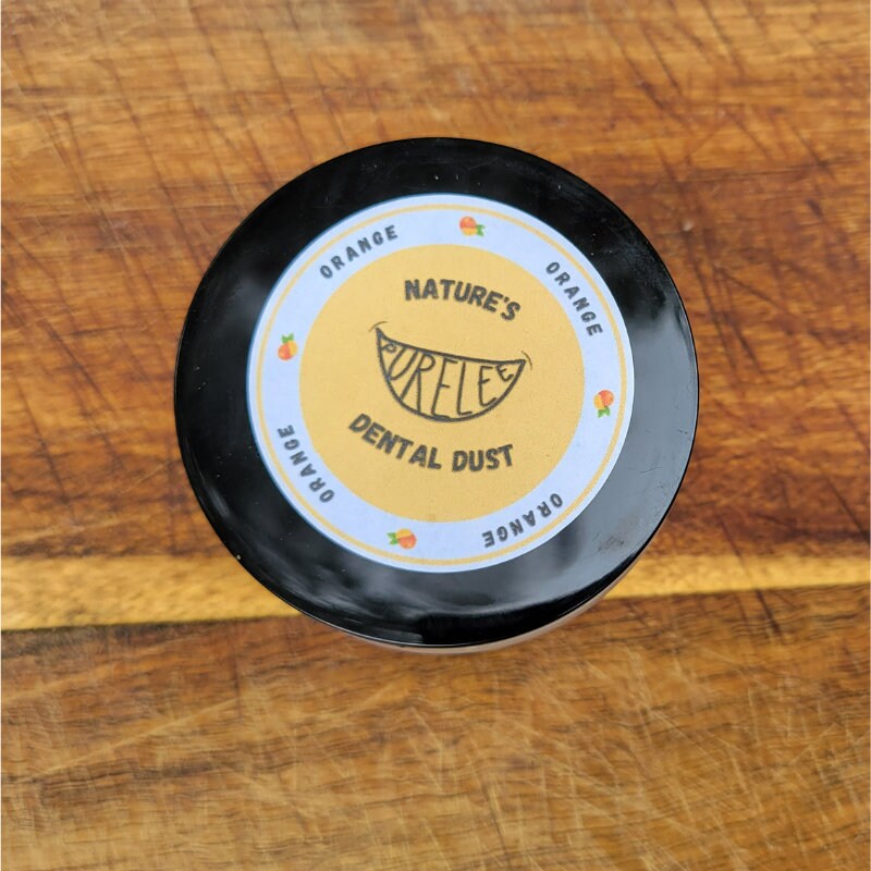 Sweet Orange Tooth Powder: Natural Herbal Toothpaste Alternative, Rebuild Enamel, Kids Natural Toothpaste Alternative