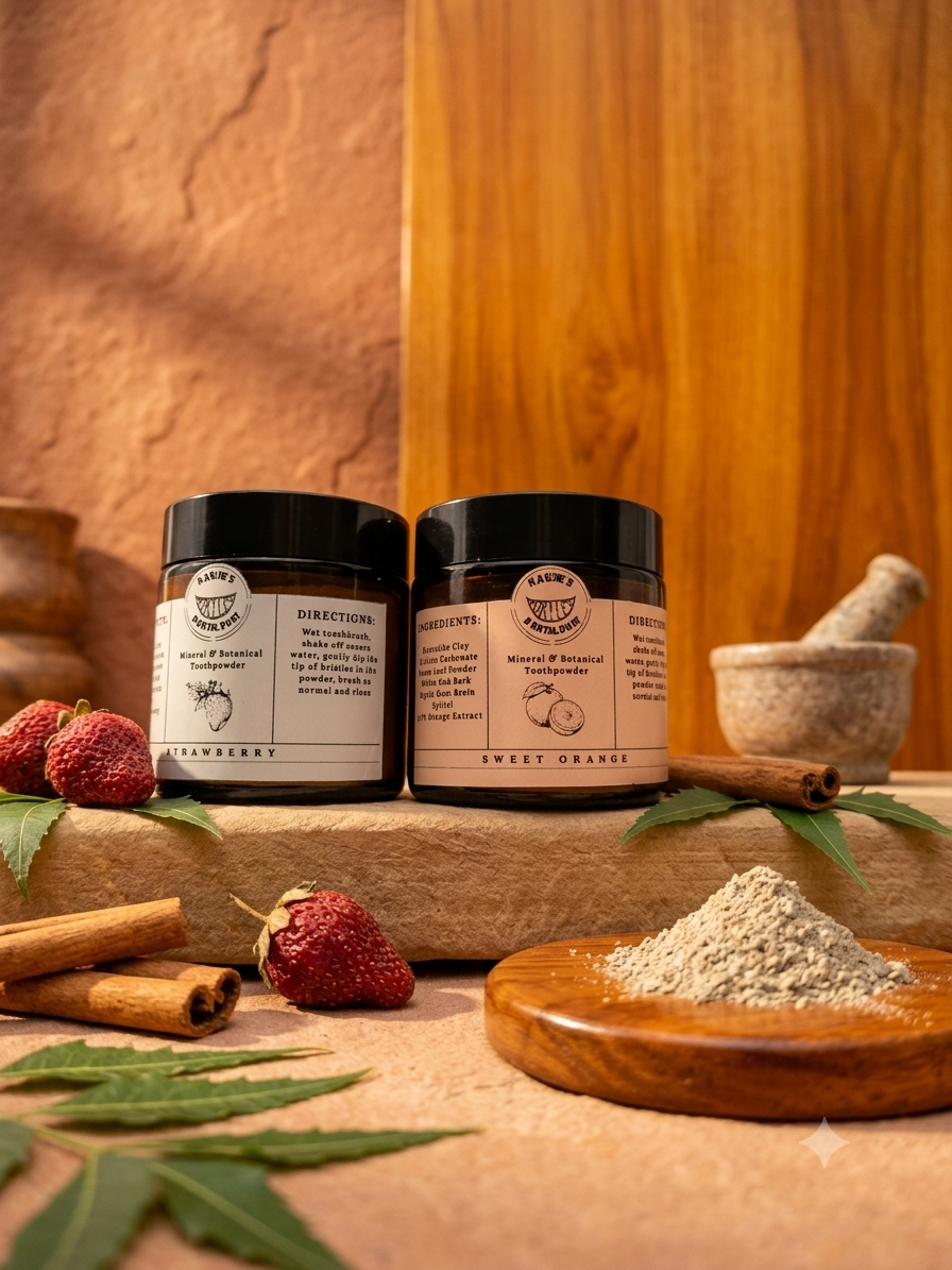 Purelee Naturals Herbal Mineral Tooth Powder, Safe for Ages 2 and Up