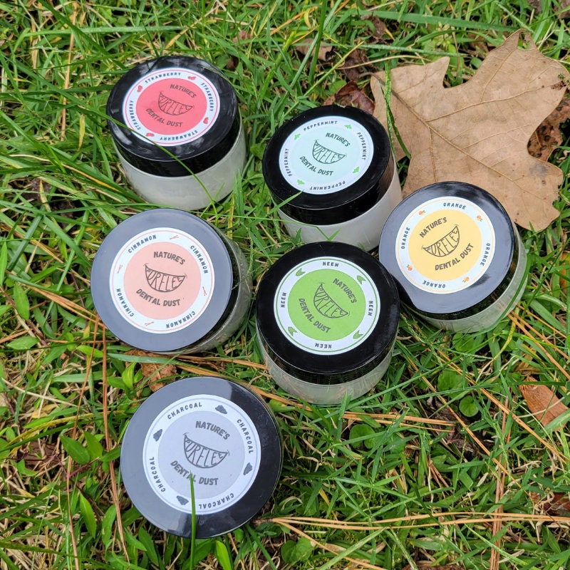 Sweet Orange Tooth Powder: Natural Herbal Toothpaste Alternative, Rebuild Enamel, Kids Natural Toothpaste Alternative