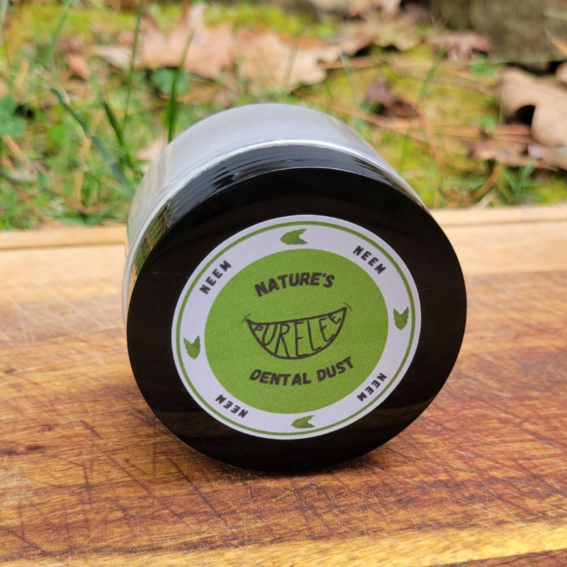 Peppermint & Neem Toothpowder – Fluoride-Free Herbal Remineralizing Formula