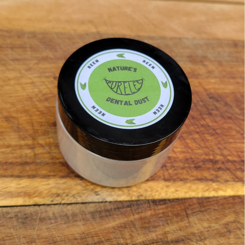 Peppermint & Neem Toothpowder – Fluoride-Free Herbal Remineralizing Formula